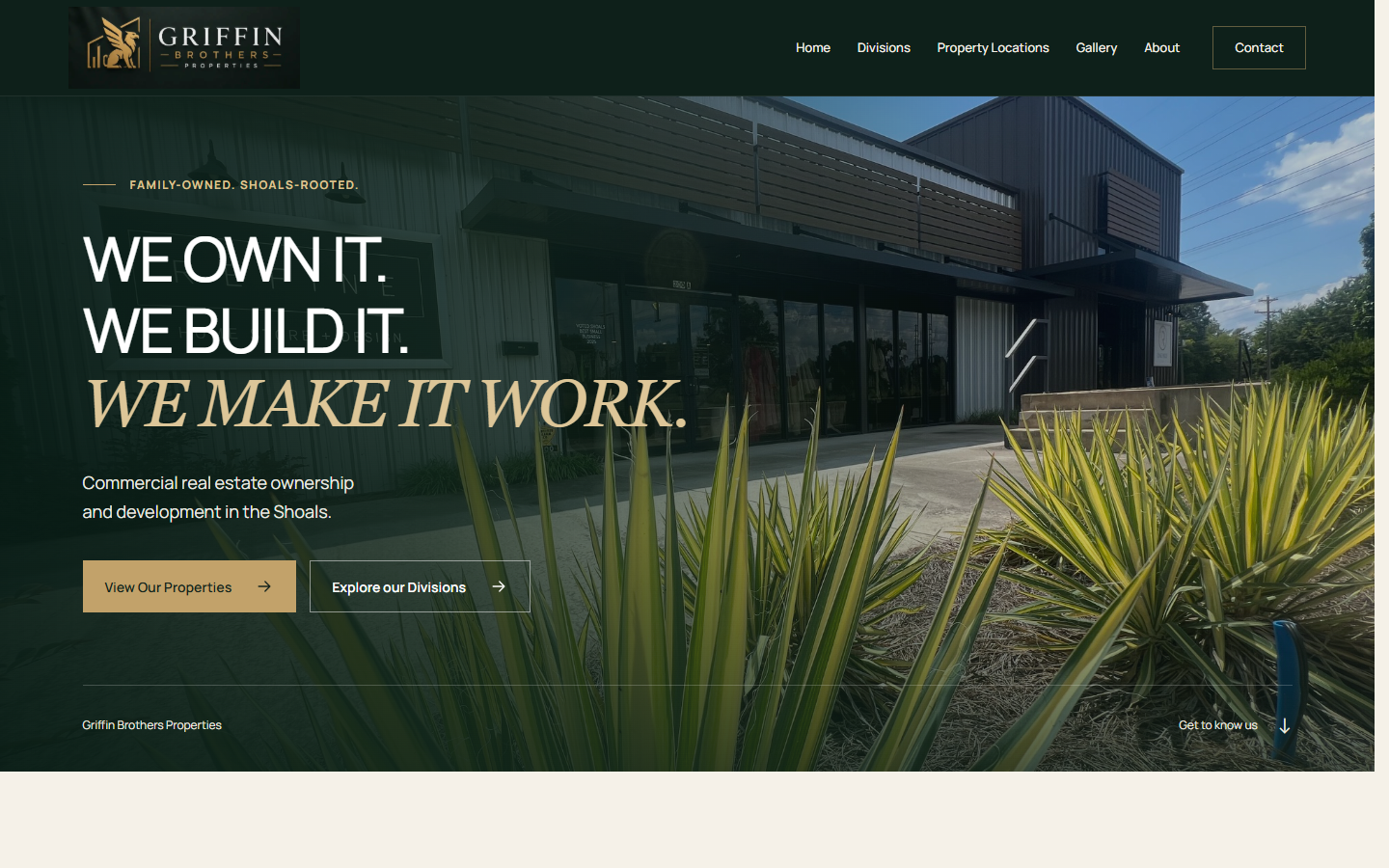 Griffin Brothers website preview